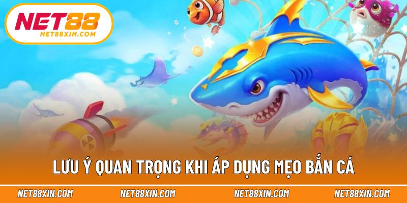 Lưu ý khi áp dụng các mẹo bắn cá tại nhà cái